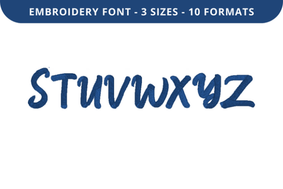 Darling Font S to Z: A Seasonal Embroidery Staple