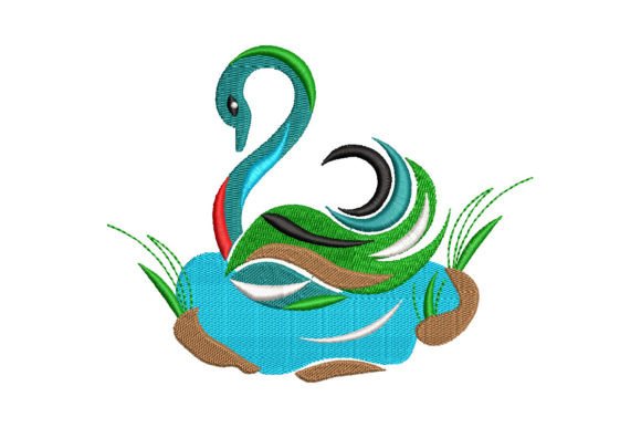 Duck on Water: A Charming Embroidery Design for Meaningful Gifts