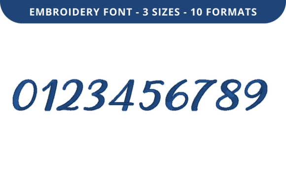 Fornever Font 0 to 9: A Seasonal Embroidery Staple