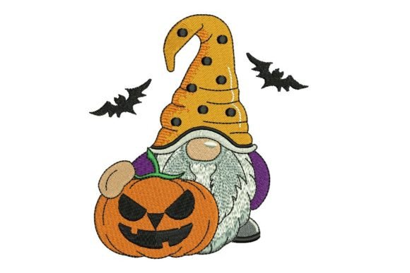 Gnome with Pumpkin: A Seasonal Embroidery Review