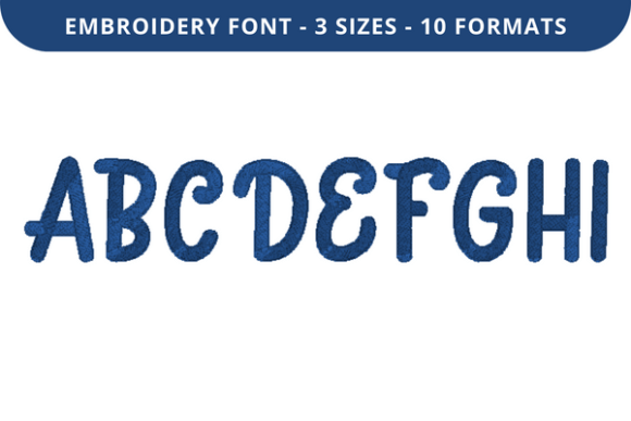 Loretto Font a to I: A Seasonal Embroidery Font Review