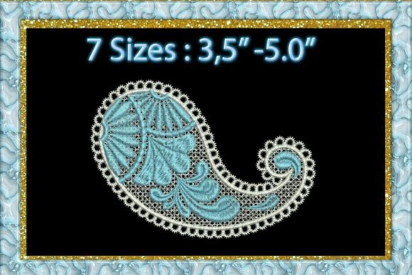 Paisley FSL: A Refined Free-Standing Lace for Boutique Apparel
